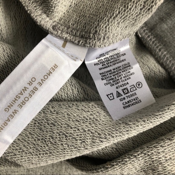 🎄Loft grey  tie skirt mini above knee SZ M NWOT - Picture 6 of 6